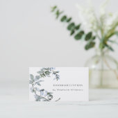 Chic handgemaakte elegante Waterverf Visitekaartje (Staand voorkant)