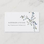 Chic Handmade Elegant Greenery Visitekaartje (Voorkant)