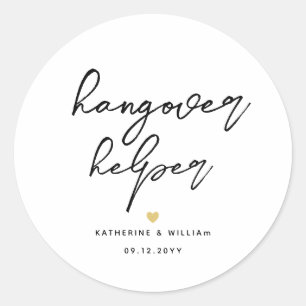 Chic Hangover Helper Recovery-kit voor Ronde Sticker