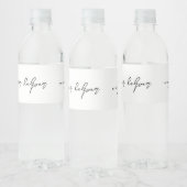 Chic Hangover Helper Waterfles Etiket (Flessen)