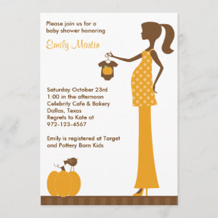 Chic Herfst mam-to-be-uitnodigingen Kaart