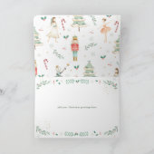 Chic het Notenkraker Ballet Prettig kerstfeest Kaart (Binnen)