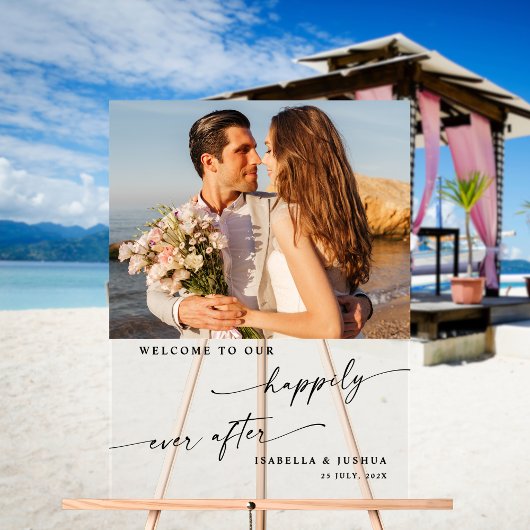 Chic Heureux Jamais Après L'Accueil Du Mariage De 