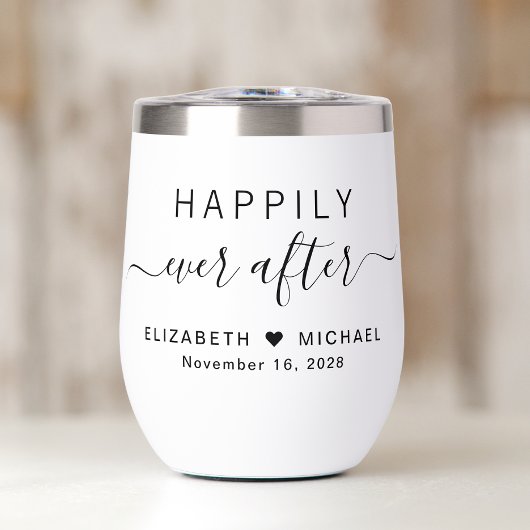 Chic Heureux Jamais Après Mariage