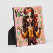 Chic Hippie bizarre plaque de table bizarre avec E (Recto)