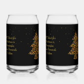 Chic Holiday Leopard Tree Design Blikvorm Glas (Rechts)
