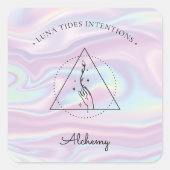 Chic Holographic Magical Inention Candles Label (Voorkant)