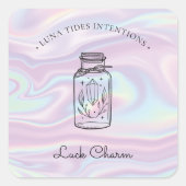 Chic Holographic Magical Inention Candles Label (Voorkant)