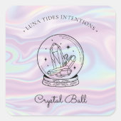 Chic Holographic Magical Inention Candles Label (Voorkant)