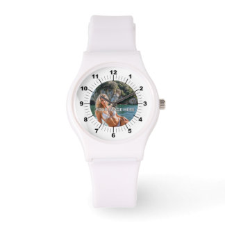 CHIC! ✨ Horloge met witte siliconen band