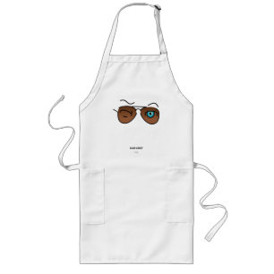 Chic-iconische winkS Aviator Glasses Bruin gradiën Lang Schort