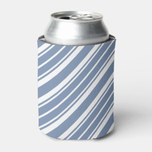 Chic Indigo Blue, Koelbox met witte strepen Blikjeskoeler