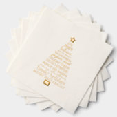 Chic Joyeux Arbre de Noël Mots (Insitu (empilé))