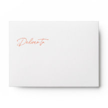 Chic Joyful Stripes Kerstvakantie Envelop