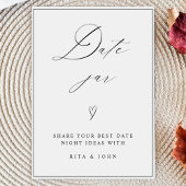 Chic Kalligrafie Datum Jar Ideeën Trouwbord Poster