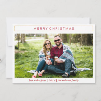 Chic Kerst Gouden Kerst Kaart