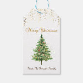 Chic-kerstboom, Confetti Cadeaulabel (Voorkant)