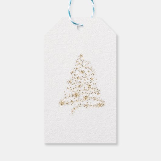 Chic-kerstboom, Confetti Cadeaulabel (Achterkant)