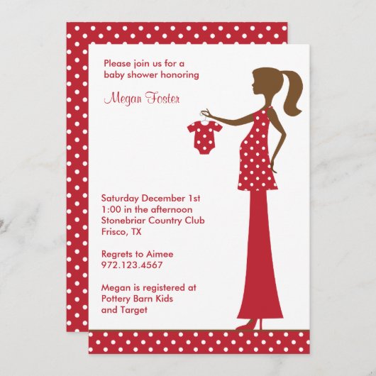 Chic Kerstmam wordt Kaart (Voorkant / Achterkant)