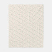 Chic Kerstmis Fleece Deken (Voorkant)
