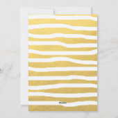 CHIC KERSTMIS gouden confetti foto kaarten (Achterkant)