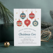 Chic Kerstmis Ornament Kaart