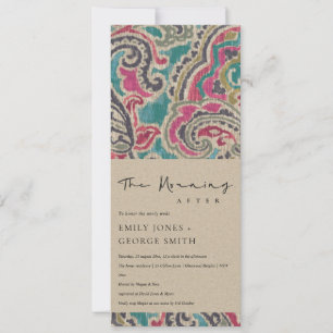 CHIC KRAFT BOHO IKAT TRIBAL PATTERN MORGEN NA KAART