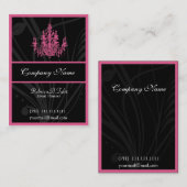 Chic kroonluchter Visitekaartjes (Voorkant / Achterkant)