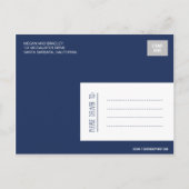 Chic Label Save The Date Briefkaart - Navy Blue (Achterkant)