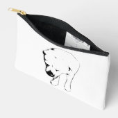 Chic Labrador Lines, Winter Pools Etui (Open)