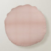 Chic  Lace Dusty Roos Name Pillow Rond Kussen (Achterkant)