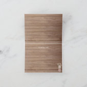 Chic Lace Mason Jar & Merci Fête des mariées bois (Intérieur)