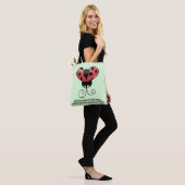 Chic Ladybug Quote Canvas tas - Ladybug Picnic (Op model)