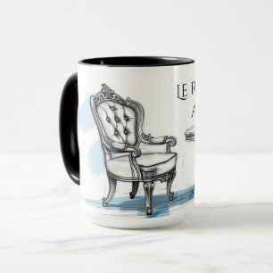 Chic Le Roi Chille Au Café Aesthetic Café Mok
