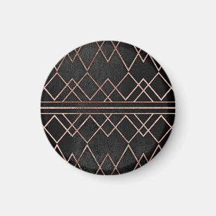 Chic & legant Faux Roos Gold geometrische driehoek Magneet