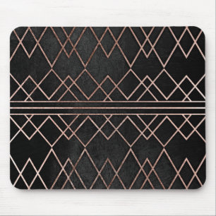 Chic & legant Faux Roos Gold geometrische driehoek Muismat