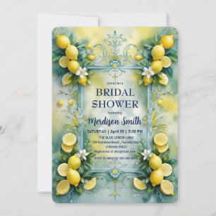 Chic Lemon Mediterranean Summer Vrijgezellenfeest Kaart