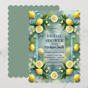 Chic Lemon Mediterranean Summer Vrijgezellenfeest Kaart