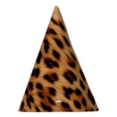 Chic Leopard Animal Birthday Feesthoedjes (Rechts)