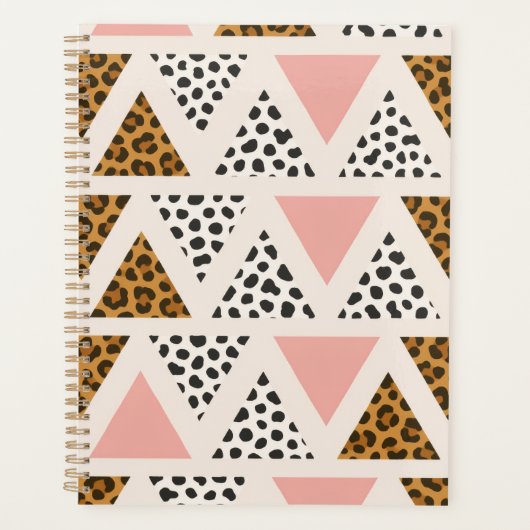 Chic Leopard & Pink Triangle Pattern (Devant)