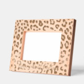 Chic Leopard Print Gegraveerde Lijstjes (Links)