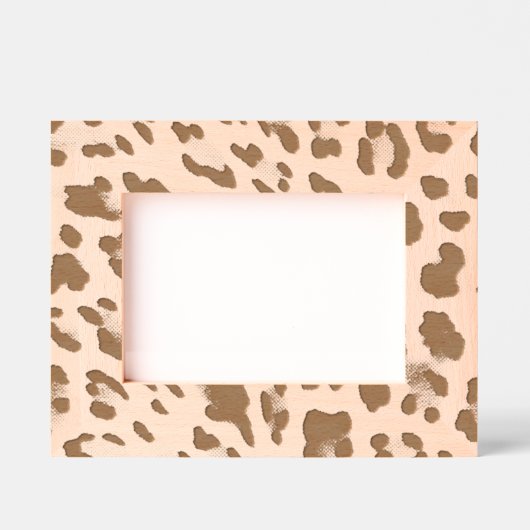 Chic Leopard Print Gegraveerde Lijstjes (Voorkant)