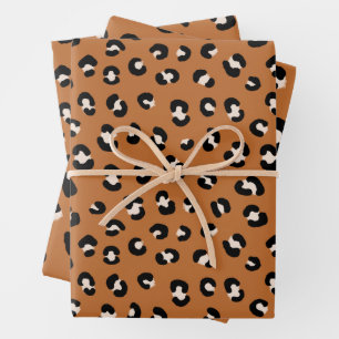 Chic Leopard print inpakpapier Vel