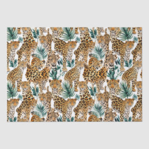 Chic Leopard Print Wrapping Paper – vet en stijlvo Tissuepapier