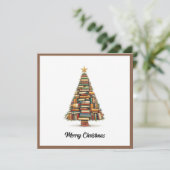 Chic Leuk Kleurrijke Kerstboom Feestdagenkaart (Staand voorkant)