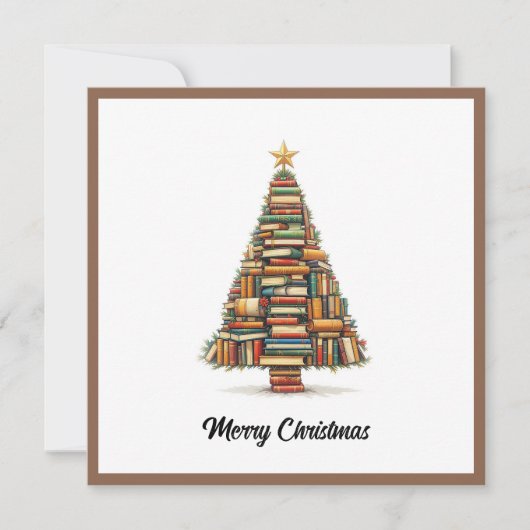 Chic Leuk Kleurrijke Kerstboom Feestdagenkaart (Voorkant)