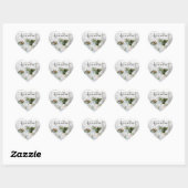 Chic Lifestyle Mariage Favoriser les Stickers Invi (Feuille)