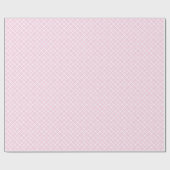 Chic Light Pink & White 60th Birthday Wrapping Cadeaupapier (Vlak)