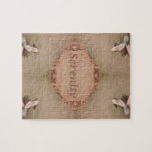 Chic Light Tan Peach Modern Serenity Legpuzzel (Horizontaal)