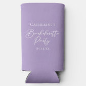 Chic Lilac Purple Bachelorette Party Custom (Achterkant)